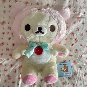 San-X Original Korilakkuma Happy Ice Cream Series medium plush.